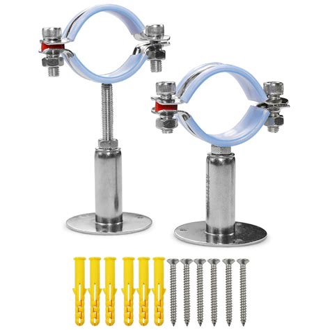 Akihisa Wyka 2 Inch Wall Mount Ceiling Mount Pipe Support | Desertcart ...