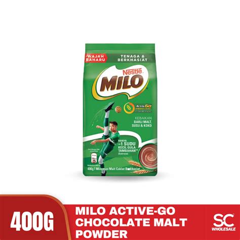 Nestle Milo Activ Go Chocolate Malt Powder Soft Pack 400g | Shopee Malaysia