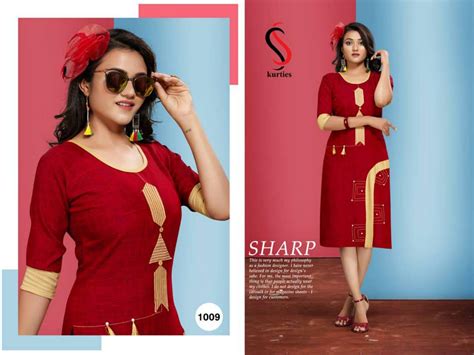 Ss Presents Daisy Straight Cut Short Kurtis