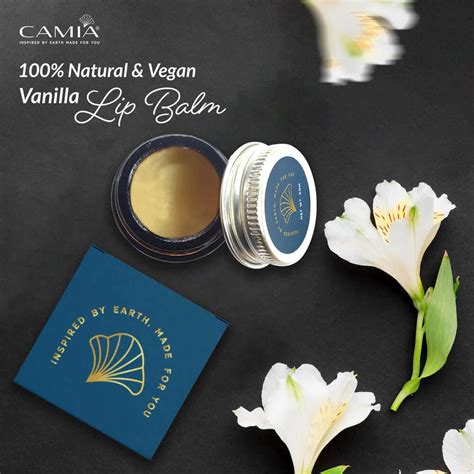 Vanilla Lip Balm - 100% Natural & Vegan – CAMIA