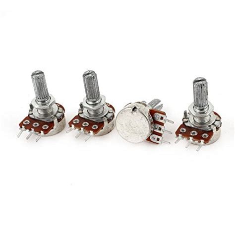 Alcoa Prime4 Pcs Single Linear Taper Pot Potentiometers Controller 100K ...