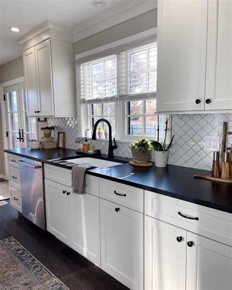 Trending White Cabinets Dark Floors That Inspire