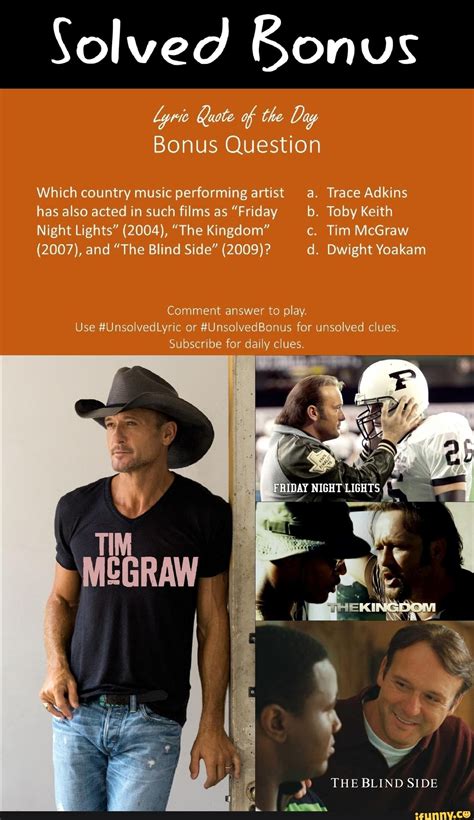 Tim Mcgraw Friday Night Lights Quotes