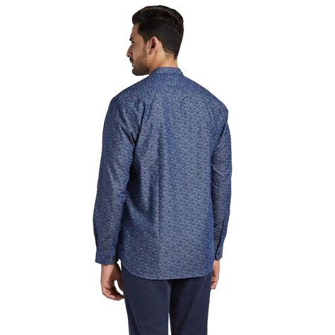 Colorplus Men Blue Yarn Dyed Tailored Fit Cotton Casual Shirt – MyRaymond