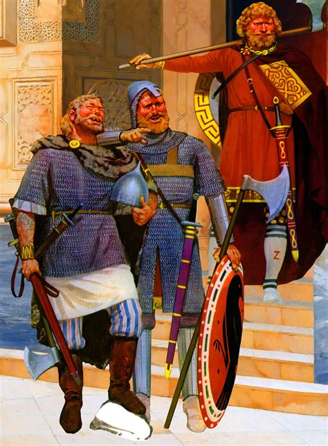 Byzantine Varangian Guardsmen with a Rus mercenary Byzantine Army ...