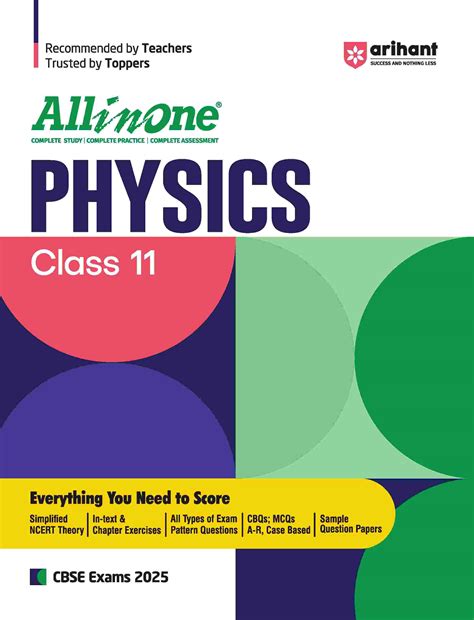 All In One CBSE Physics Class 11th For CBSE Exams 2025 | Based On Late ...