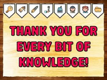 THANK YOU FOR EVERY BIT OF KNOWLEDGE! Teacher Appreciation Bulletin ...