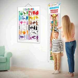 Colours and GIRAFFE HEIGHT CHART | Set of 2 chart | Exploring the World ...