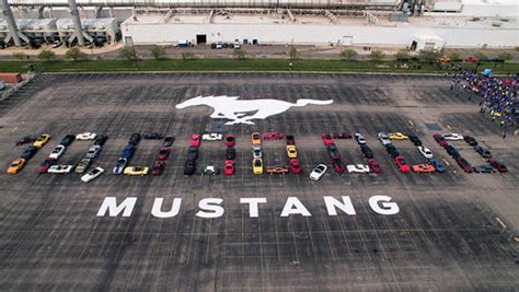 10 Millionth Ford Mustang rolled out of the Flat Rock assembly plant in ...