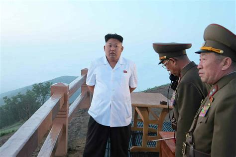 金正恩指导朝鲜人民军进行战术导弹发射训练_国际新闻_环球网