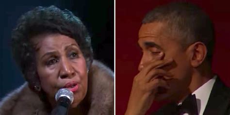 Watch Aretha Franklin perform 'A Natural Woman' for President Obama