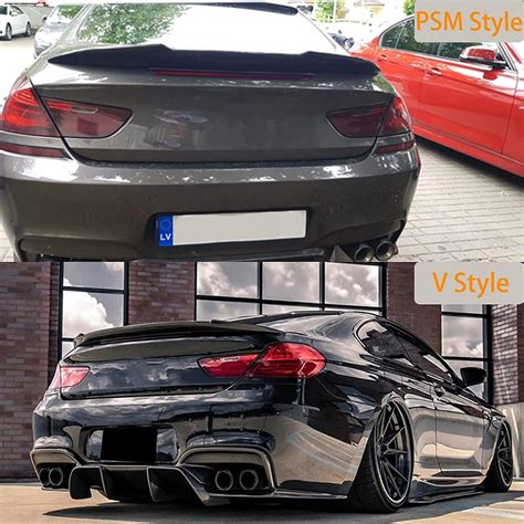 Buy HOSKEL Car Tail Wing Carbon Fiber Rear Trunk Deck Spoiler Car Tail ...