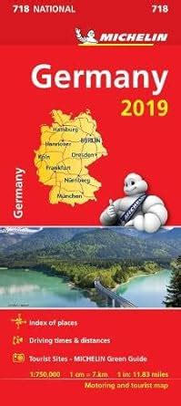 Buy Germany 2019 - Michelin National Map 718: Map (Michelin National ...