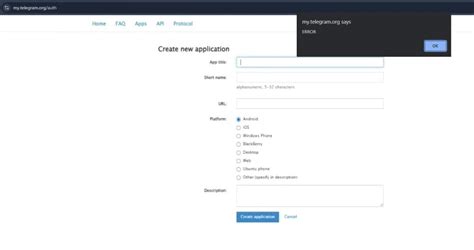 Image result for Telegram API Error Response