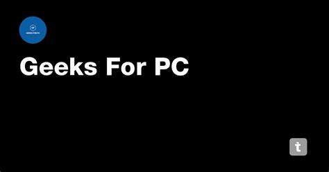 Geeks For PC — Teletype