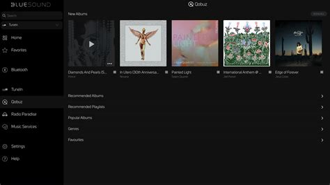 Qobuz search function after 4.0 update – The Bluesound Support Crew