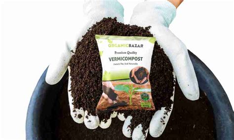 Vermicompost Fertilizer for Home garden Plants (1kg) - organicbazar