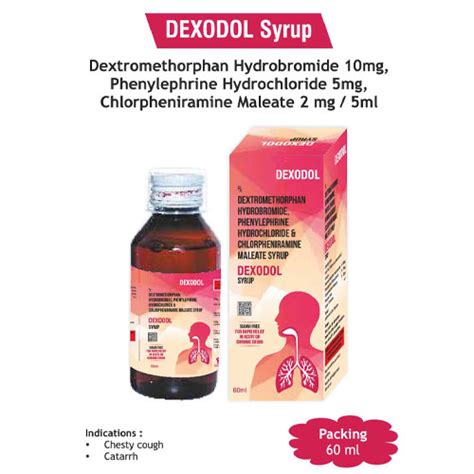 DEXODOL SYRUP (60ml) Sarthak Biotech Pvt. Ltd.