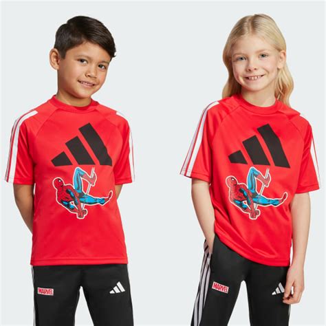 adidas Marvel Spider-Man Tee Kids - Red | adidas India