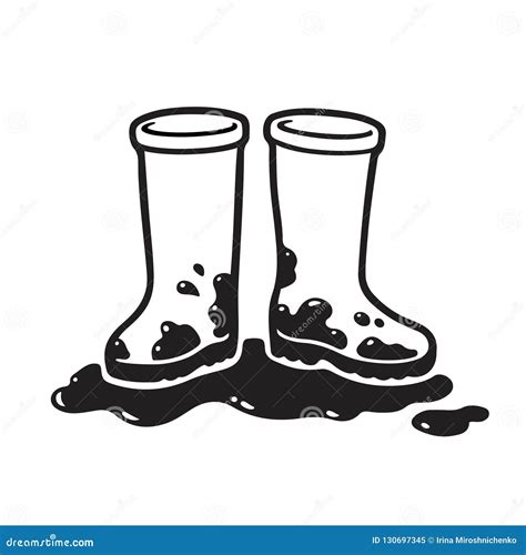 Muddy Boots Clipart