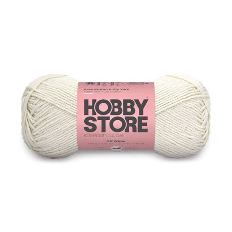 Aran Kotton 6 Ply Yarn by Hobby Store - Off White 537 – Magic Needles