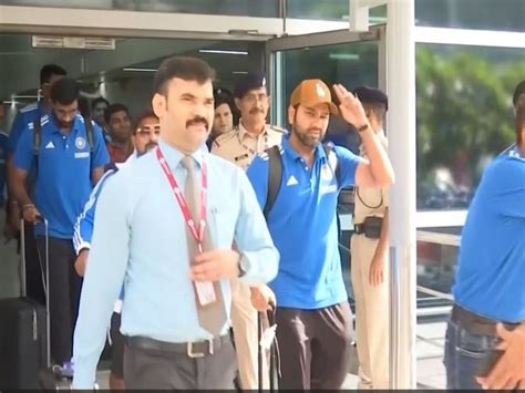 CWC 2023: Indian team arrives in Delhi ahead of clash against Afghanistan