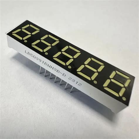7 Segment Display Super Bright Red Single Digit 0.39inch 7 Segment LED ...