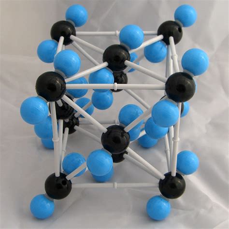 二氧化碳模型 蓝色版-晶体结构模型 J3121 二氧化碳分子晶体模型 西华教学仪器源头厂家网站
