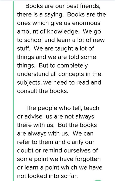 please tell an essay on books are our best friends - Brainly.in