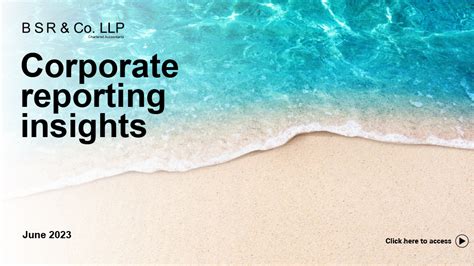 Regulatory Updates | B S R & Co. LLP