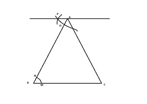 Mark any three non-collinear points A, B and C. Join them to from a ...