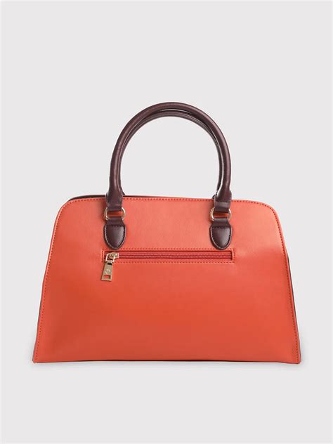 Buy Caprese Foxy Satchel Large Handbag Terra @ Rs.899 | Caprese Bags