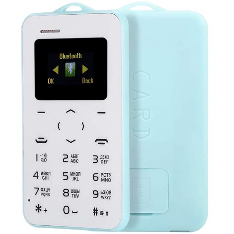 Jutek AIEK C6 1.0 inch Card Phone Russian Keyboard GSM Bluetooth 2.0 ...