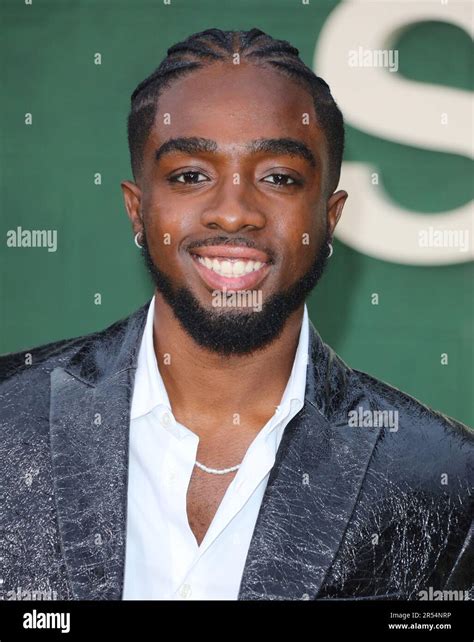 Westwood, USA. 31st May, 2023. Caleb McLaughlin arrives at The Shooting ...