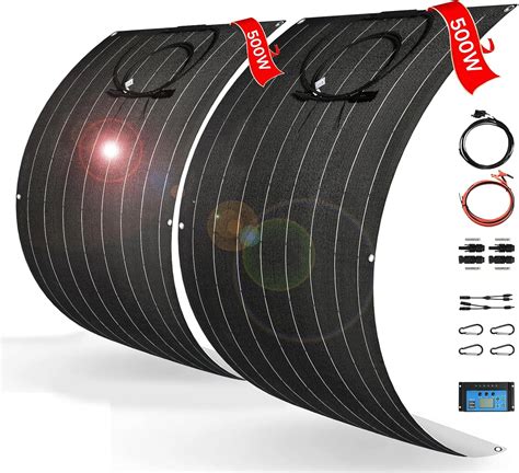 Renyqatt 1000W Flexible ETFE Solar Panel Kit with 40A India | Ubuy