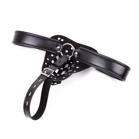 MEN’S CHASTITY LEATHER G-STRING THONGS – Kamasstudio