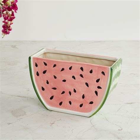 Buy Malta Ceramic Watermelon Planter from Home Centre at just INR 899.0