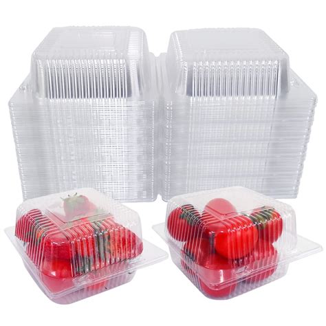 WAQIAGO 200 PCS 5x5 Inch Plastic Clamshell Take Out India | Ubuy