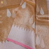 Rekha - Pure Tissue Silk Handwoven Banarasi Orange Kadwa Saree – Khinkhwab