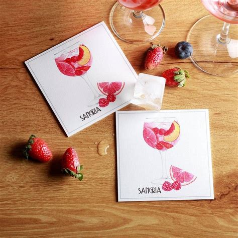 Contento Living Maison Lorrain Coasters, Set of 4 - Sangria | Modern Quests