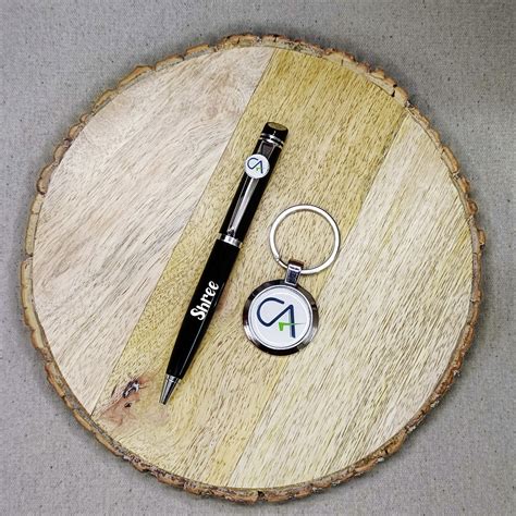 Gift For CA – Personalized CA Pen with Keychain – Gift for Chartered A ...