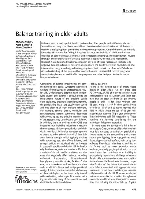 Balance Training 的图像结果