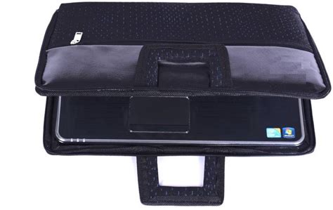 Blufury Dell Black 15.6" Laptop Cover with side Pocket & handle with ...