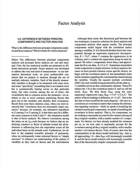 Image result for Factor Analysis Examples