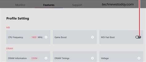 Image result for MSI Fast Boot Software