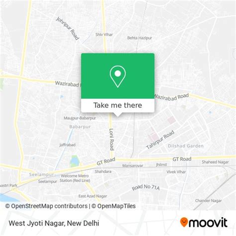 How to Get to West Jyoti Nagar in Delhi by Bus, Metro or Train?