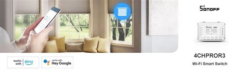 Sonoff 4CH Pro R3 Wi-Fi Smart Switch 4-Channel Din Rail Mounting Home ...