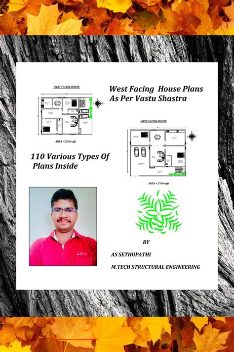 Buy West Facing House Plans As Per Vastu Shastra: 110 Various Types of ...