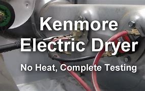 Image result for Kenmore Electric Dryer Not Heating