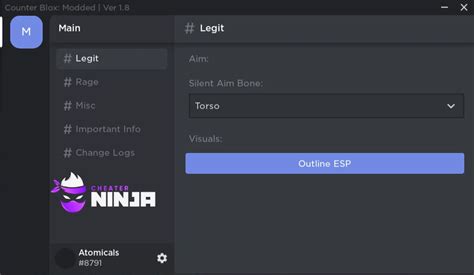 Counter Blox Script GUI 的图像结果